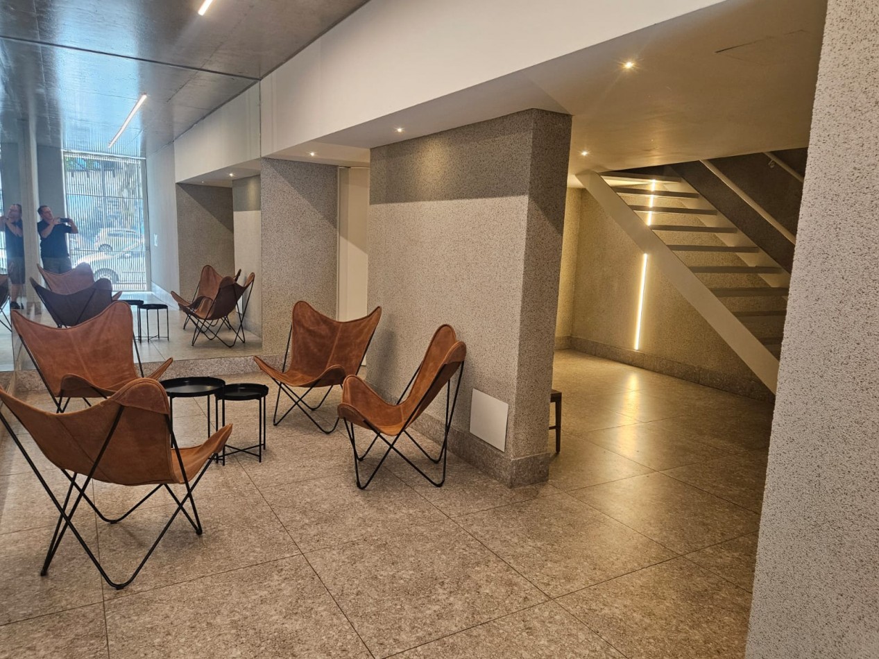 Monoambiente  a estrenar con parrilla propia  en 46 metros ttles