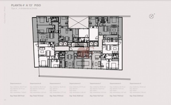 Piso alto A Estrenar Excelente 3 Dorm. C/depen. de Servicio - Piso Alto - Premium
