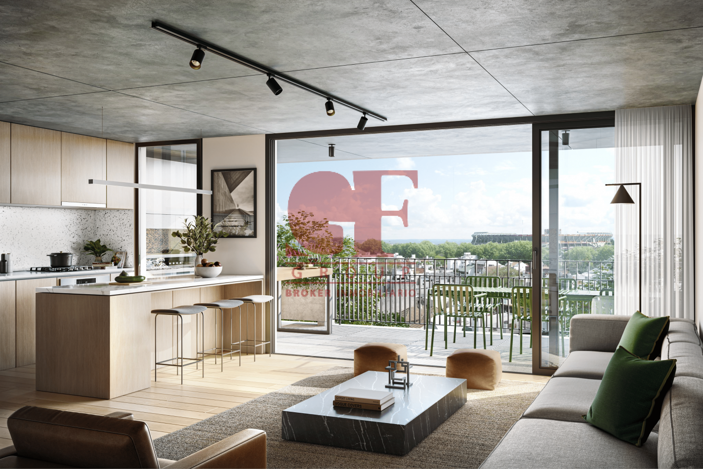 Importante 3 dormitorios con balcon terraza proyecto QUARTIER