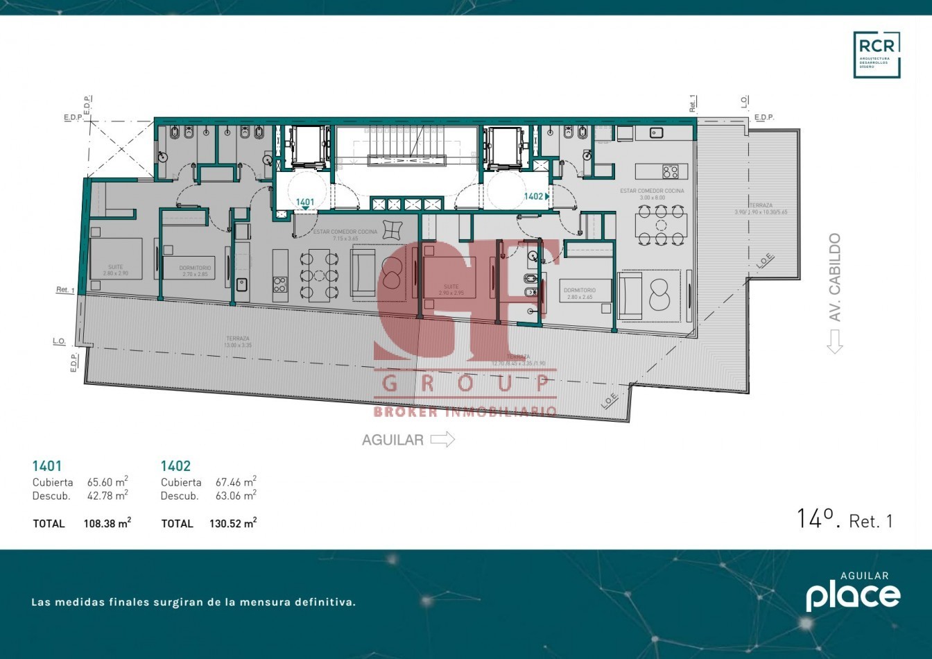 Ideal proyecto en Belgrano de uno y dos ambientes!!!!